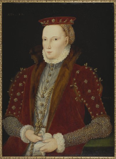 Elizabeth I van Engeland door Unknown artist