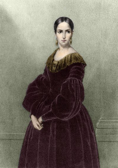 Elisabeth Rachel Félix, bekend als Mademoiselle Rachel (1821-1858), Franse tragedienne door Unknown artist