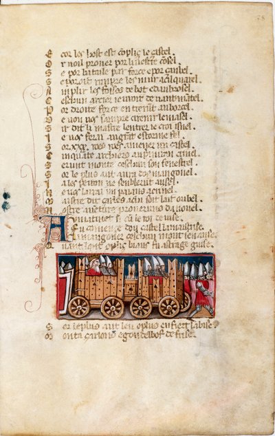 Ingang naar Spanje (miniatuur) door Unknown artist