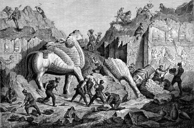 Opgravingen Onderneomen door Paul-Emile Botta, Franse Consul in Nineveh op de Locatie van Khorsabad door Unknown