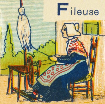 F als Spinner door Unknown artist
