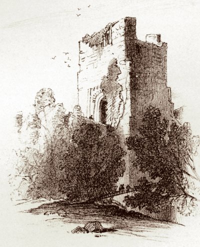 Kasteel van Farnham door Unknown artist