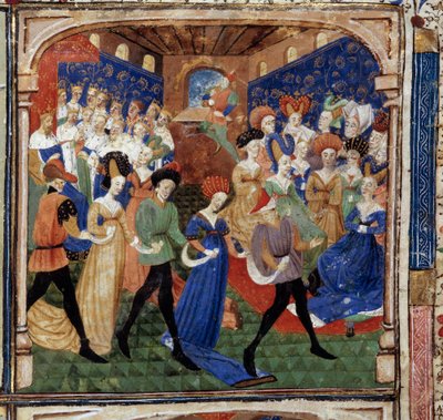 Feest aan het hof van Koning Arthur door Unknown artist