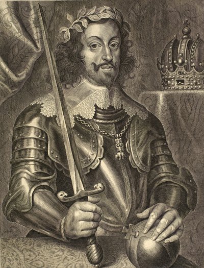 Ferdinand III, Heilige Roomse Keizer - Ferdinand III van Habsburg 1608-1657 - gravure 17e eeuw door Unknown artist