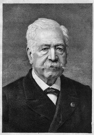 Ferdinand de Lesseps (1805-1894), Franse diplomaat en bestuurder door Unknown artist