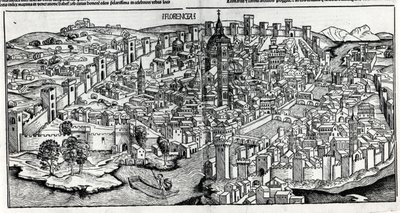Florence in 1470 door Unknown artist