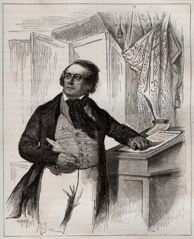 Francois Van Campenhout 1779-1848 - Belgische operazanger, dirigent en componist. door Unknown artist