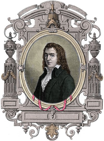 Franse Revolutie: Portret van Francois Babeuf, revolutionair door Unknown artist