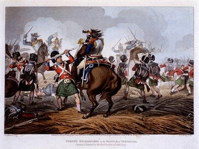 Franse curassiers bij Waterloo - in 