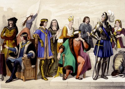 Van 1461 tot 1515. Lodewijk XI, Karel VIII, Lodewijk XII en Frans I door Unknown artist