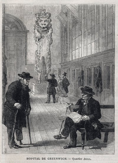 GREENWICH HOSPITAL (Greenwich Hospital): Het boegbeeld van het oorlogsschip 