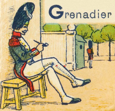 G als Grenadier door Unknown artist
