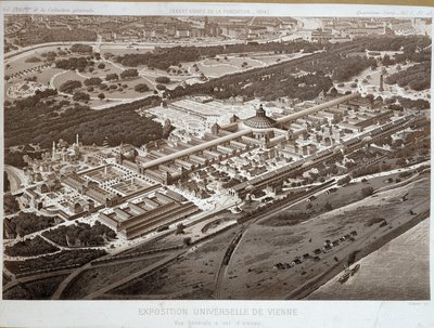 Algemeen overzicht van de Wereldtentoonstelling van 1873 in Wenen door Unknown artist