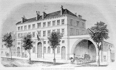 Algemeen overzicht van de Koninklijke Tabaksfabriek. door Unknown artist