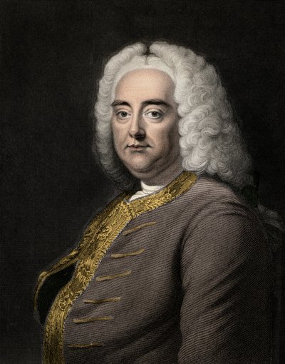 George Frideric Handel (George Frederick Handel, Georg Friedrich Handel) door Unknown artist