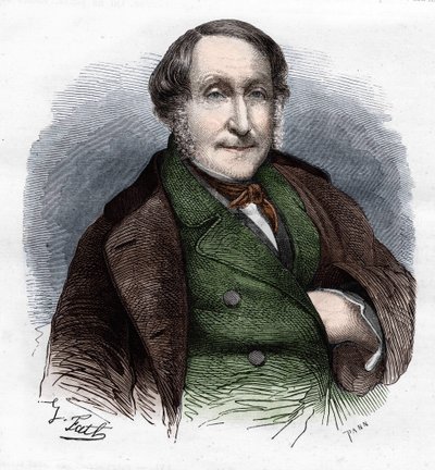 Gioacchino Rossini (1792-1868), Italiaanse componist door Unknown artist