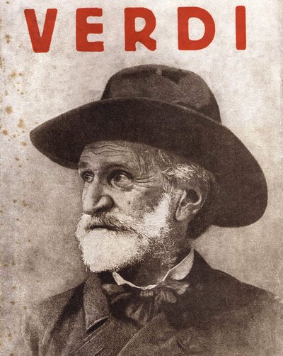 Giuseppe Verdi (1813 - 1901) Italiaanse componist door Unknown artist
