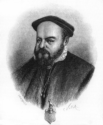 Gotz von Berlichingen of Gottfried von Berlichingen, genaamd Gotz met de IJzeren Hand, Duitse ridder (1480 tot 1562). door Unknown artist