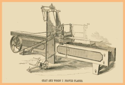 Grijs - Woods Verbeterde Schaafmachine door Unknown Artist