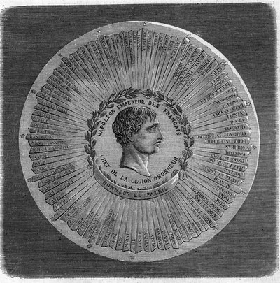 Groot zegel van Napoleon I Bonaparte (1769-1821) in 1804: 