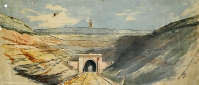 Haywards Heath Tunnel, Zuid door Unknown artist