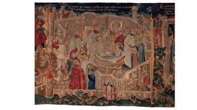 Geschiedenis van Sint Piat en Sint Eleuthère, Scene 6 door Unknown artist