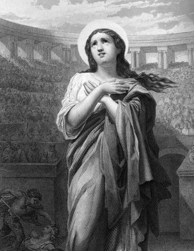 Heilige Felicitas. Weduwe en Romeinse martelaar. (II eeuw) in 