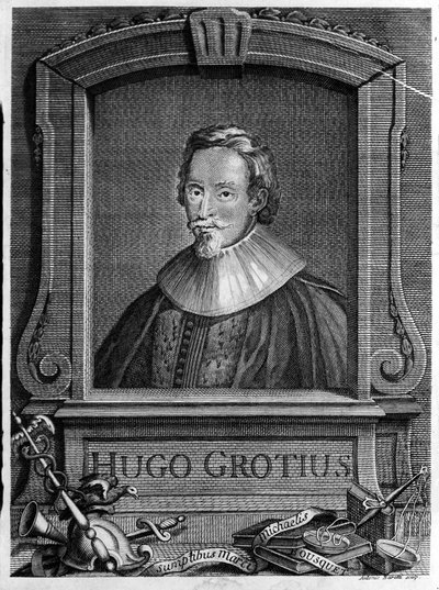 Hugo Grotius (1583-1645) (Huig de Groot), Nederlandse jurist en diplomaat. door Unknown artist