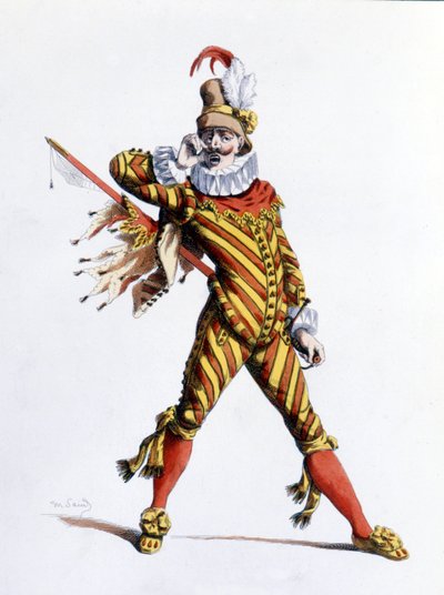 Il capitan Spavento (kapitein Fracasse) door Unknown artist