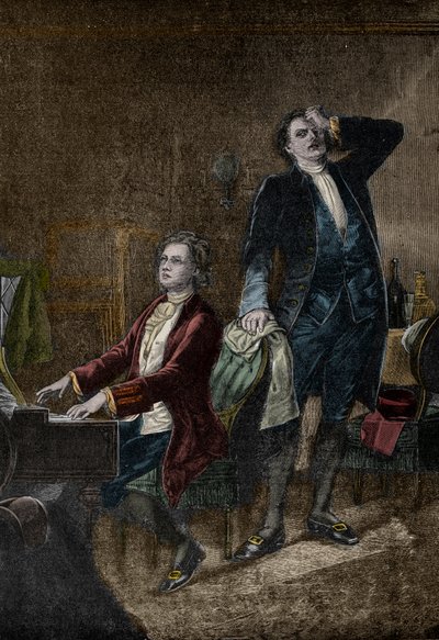 Illustratie uit het drama 