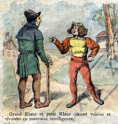 Illustratie uit het einde van de 19e eeuw voor het verhaal van Hans Christian Andersen (1805-1875) 