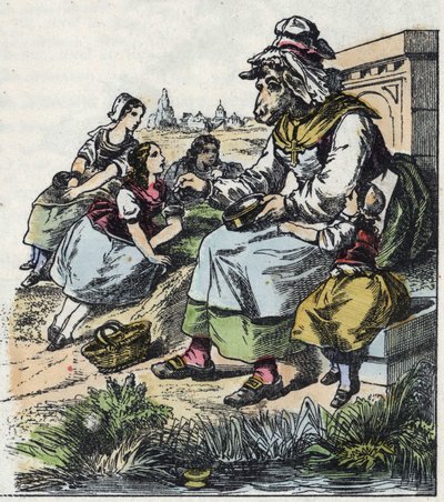 Illustratie van het sprookje 