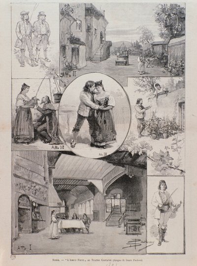 Illustraties voor de opera L