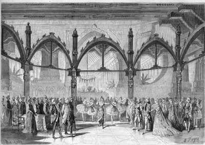 Keizerlijk Theater van de Komische Opera: Scene IV, Act II van de opera 