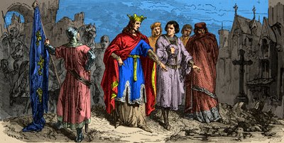 In 1186 beval Philippe Auguste om de straten van Parijs te plaveien door Unknown artist