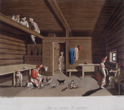 In "Het oude en moderne kostuum" 1819-1820, door Ferrario. door Unknown artist