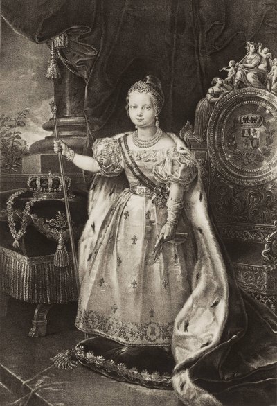 Isabella II (1830-1904). Koningin van Spanje door Unknown artist