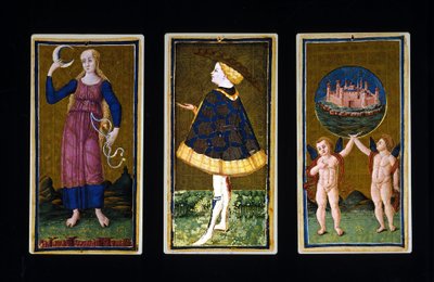 Italiaanse tarotkaarten. Tarot de Brera de Bonifacio Bembo door Unknown artist