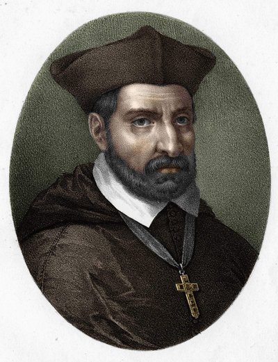 Jacques Amyot (1513-1593), Franse humanist, schrijver en bisschop van Auxerre. door Unknown artist