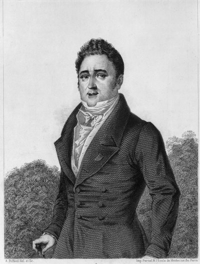 Jacques Lafitte (1767-1844), Franse bankier en politicus - gravure in 