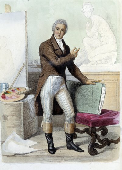 Jacques Louis David Franse schilder en tekenaar (1748-1825) - in 
