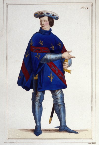 Jacques de Bourbon, Graaf van La Marche, Connetable van Frankrijk in 1354 (? -1361). door Unknown artist