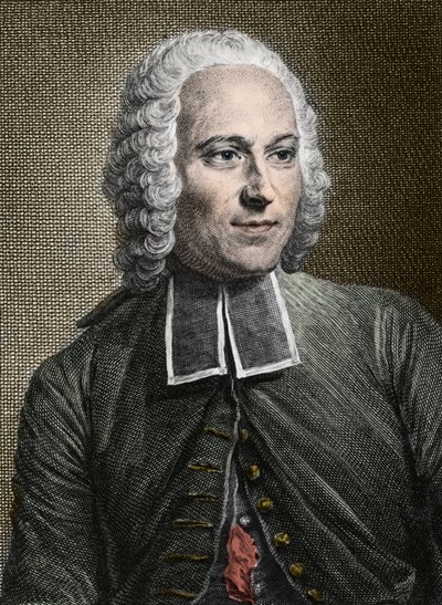 Jean-Antoine Nollet (1700-1770), Franse experimentele natuurkundige en geestelijke - Portret van de Abt Jean Antoine Nollet (1700-1770), Franse natuurkundige door Unknown artist