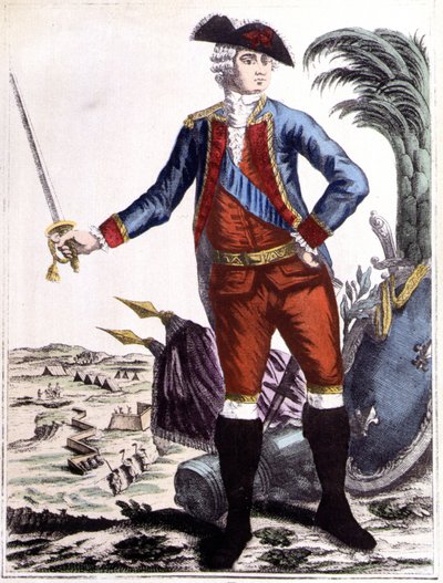Jean-Baptiste Donatien de Vimeur, Graaf van Rochambeau (1725-1807), Luitenant-generaal van de Koninklijke Legers, Commandant van het Franse Leger in Amerika door Unknown artist