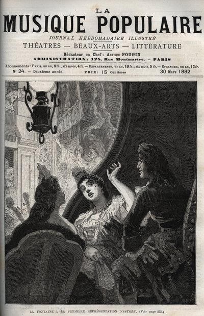 Jean de La Fontaine bij de première van de opera 