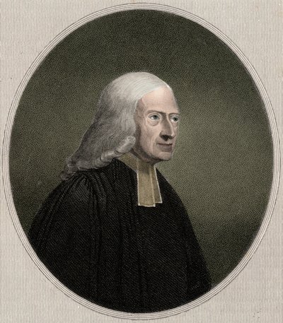 John Wesley - gravure - 19e eeuw door Unknown artist