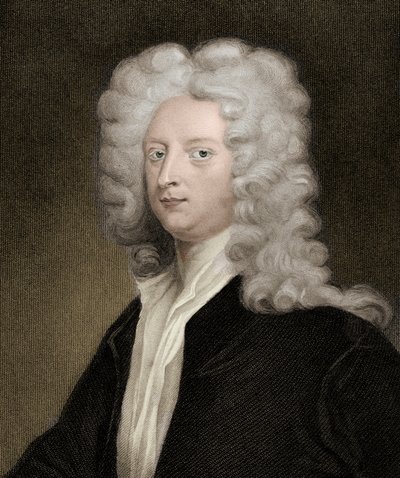 Joseph Addison - gravure - 19e eeuw door Unknown artist
