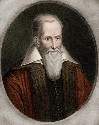 Joseph Justus Scaliger - gravure - 19e eeuw door Unknown artist