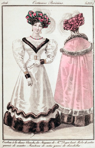 Journal des dames et des modes, Parijse kostuums door Unknown artist