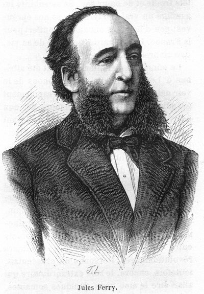 Jules Ferry (1832-1893), Franse politicus. door Unknown artist